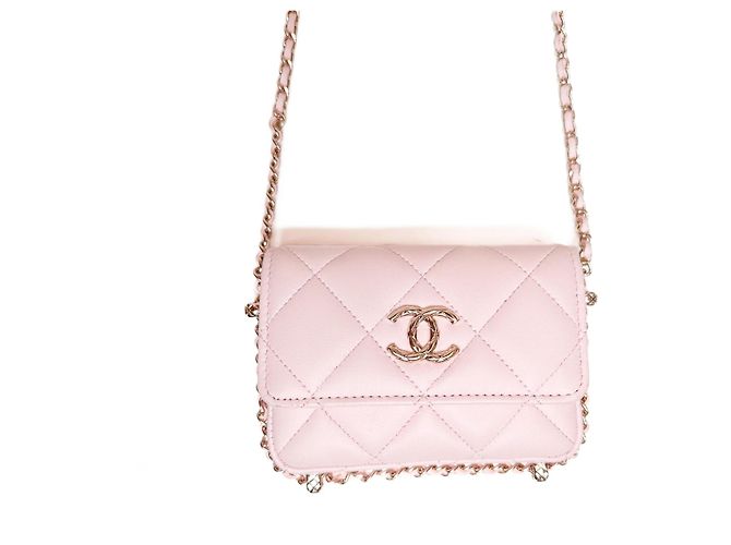 Bolsa extra mini da Chanel Rosa