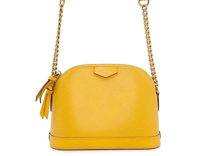Borsa a Spalla Mini Alma Epi Louis Vuitton D'oro