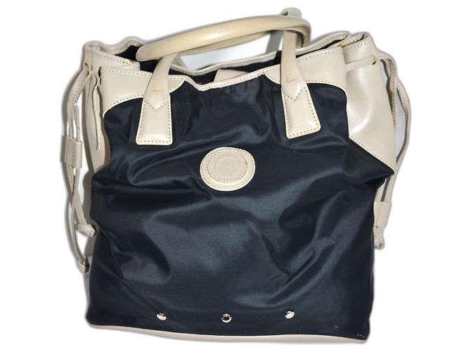 Borsa secchiello Trussardi in pelle e tela Multicolore