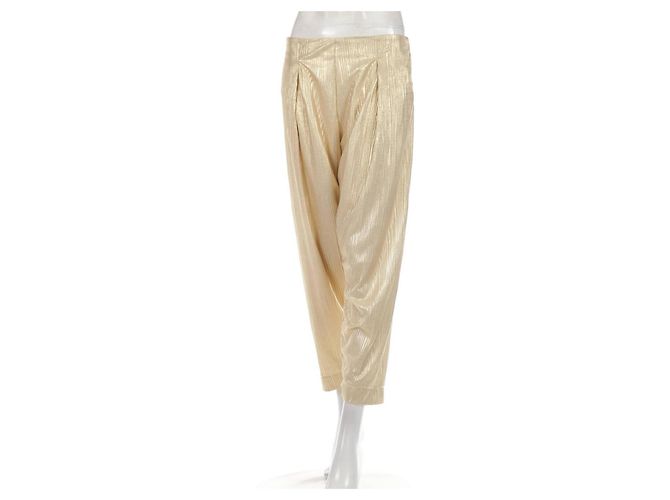 Autre Marque Rabens Saloner Hose Gold Golden