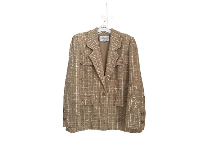 Cambon Chanel Strandjacke 2019 Beige Baumwolle