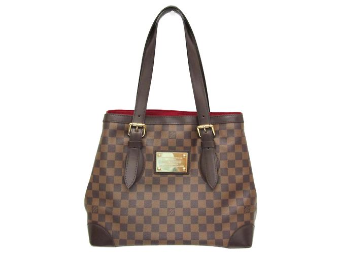 Bolsa de Ombro Louis Vuitton Damier Hampstead MM Damier ebene