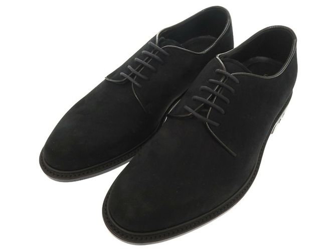 Scarpe da lavoro in suede Flex Derby di Louis Vuitton Nero