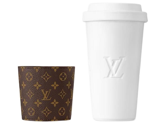 Tazza Louis Vuitton Monogramma Bianco 