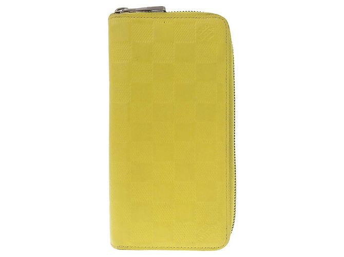 Portafoglio verticale Zippy Damier Infini Louis Vuitton Verde