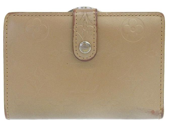 Louis Vuitton Monogram Mat Wallet M65157 Beige
