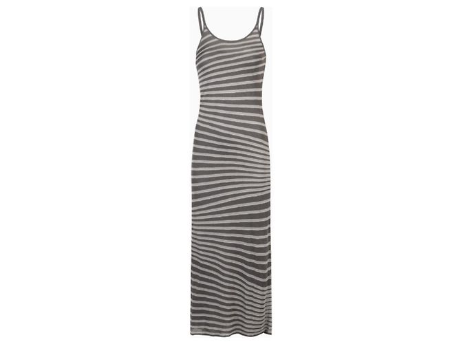Armani Optic Line Kleid SS 2002 Schwarz Weiß