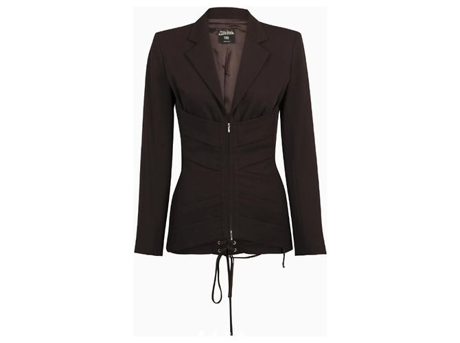 Jean Paul Gaultier Corset Tailor Jacket SS2004 Brown
