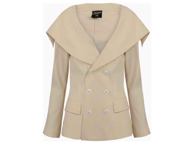 Jean Paul Gaultier Giacca Ecru Circa 2008 Crudo