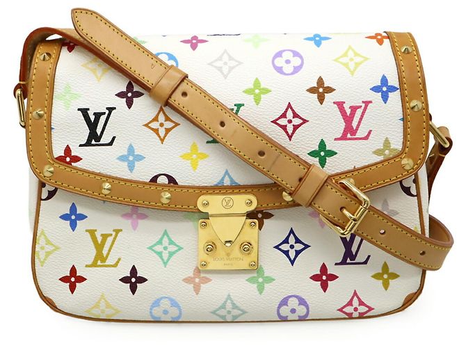 Louis Vuitton Monogram Multicolore Sologne Shoulder Bag White Multiple colors