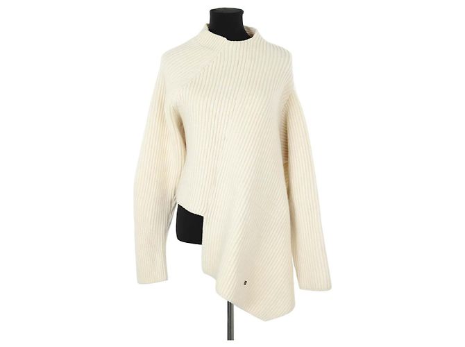 Louis Vuitton Weißer Wollpullover