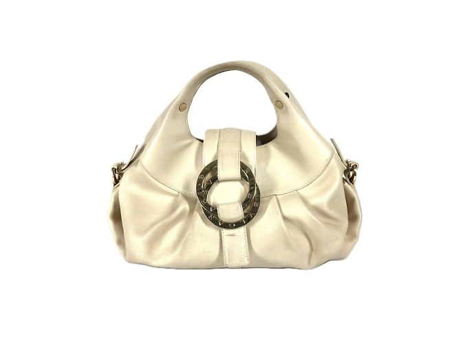 Bulgari Sac à main Bvlgari Chandra Logo Beige