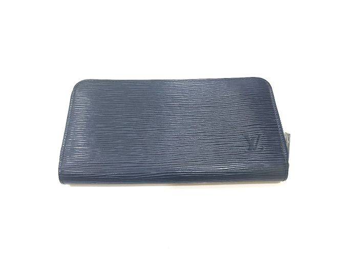 Louis Vuitton Epi Leather Long Wallet Blue