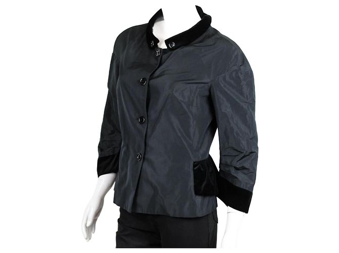 Giacca Dolce & Gabbana Nera in Poliestere Taglia 46 Nero