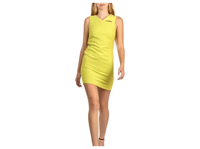 Versace Neon Chic Kleid Grün