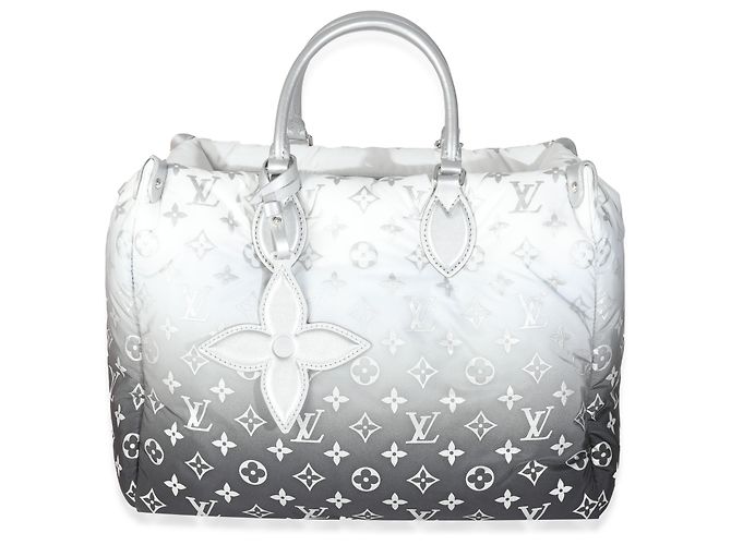 Louis Vuitton Frost Nylon Monogram Gradient LV Snow Onthego MM Brown White