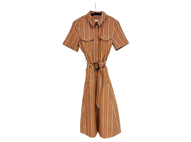 Vestido SéZane Raquel Terracota Multicolor