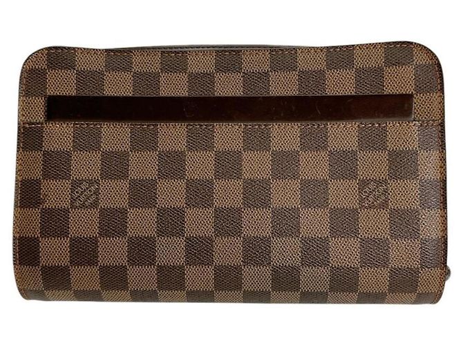 Pochette Louis Vuitton Damier Ebene Marron
