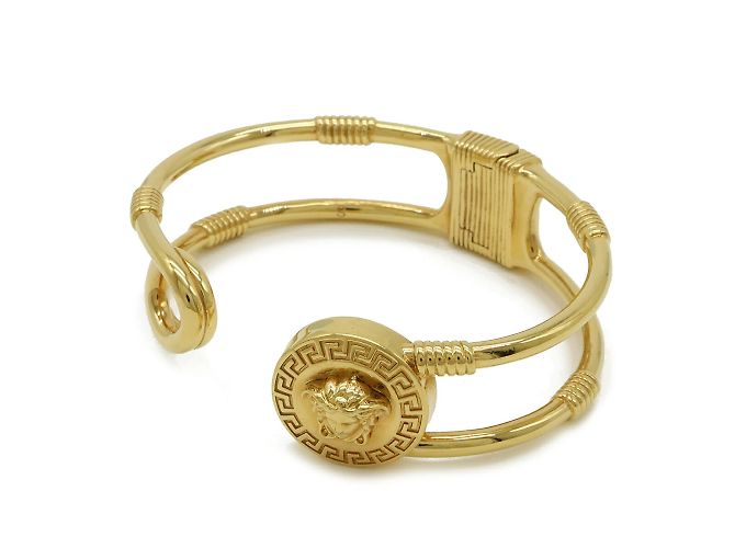 Bracelet jonc épingle de sécurité Medusa Versace
