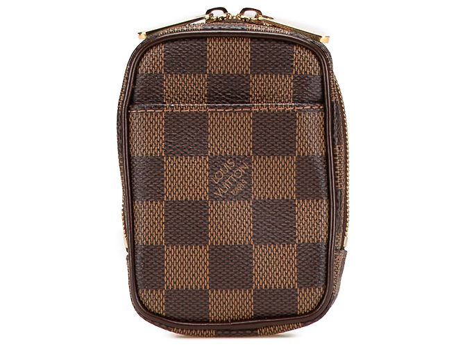 Estuche Okapi PM Damier Ébano Marrón Louis Vuitton Castaño