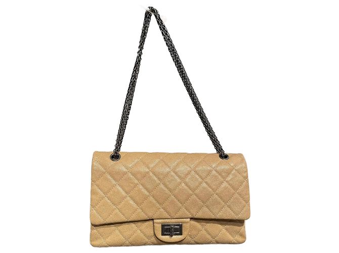 2.55 Chanel 2,55 Beige Pelle