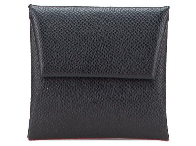 Hermès Hermes Bastia Vau Epsom Coin Case Black