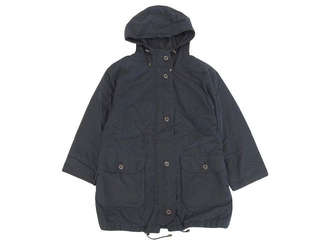 Cappotto con cappuccio Burberry nero 7AR per donne