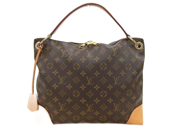 Louis Vuitton Monogram Berry PM Shoulder Bag Brown