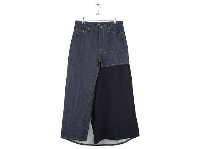 Yohji Yamamoto Falda de algodón