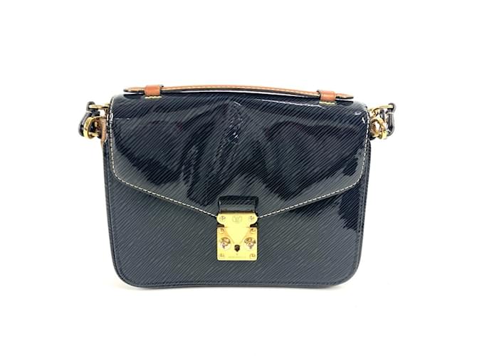 Bolsa Mini Pochette Metis Monogram Reverse Louis Vuitton Marrom Preto Lona  ref.2349851