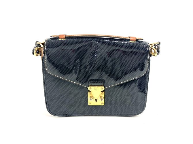 Mini Tasche Pochette Metis Monogram Reverse Louis Vuitton Braun Schwarz
