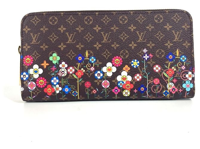 Cartera Zippy Monogram Louis Vuitton Castaño Multicolor