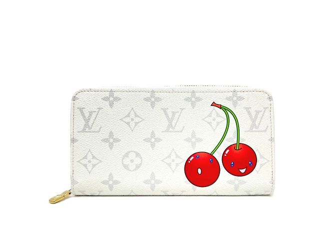 Zippy Geldbörse Monogram Louis Vuitton Weiß