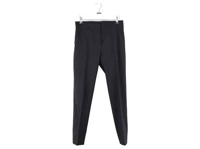 Louis Vuitton Gerade Wollhosen Schwarz