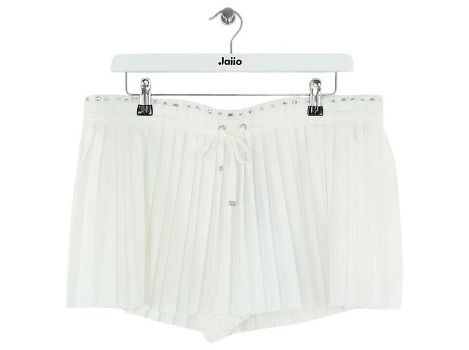 Paco Rabanne Minifalda de algodón Blanco