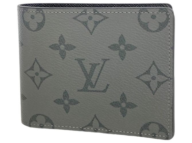 Portafoglio Slender Monogram Eclipse Reverse di Louis Vuitton Marrone