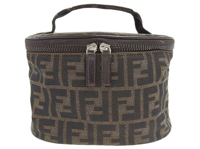 Fendi Canvas Vanity Handbag