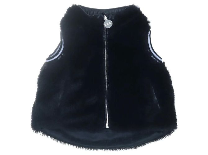 Givenchy Faux Fur Vest Black 9m
