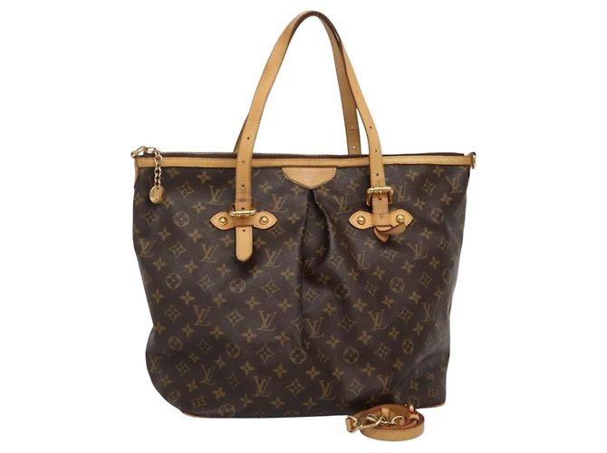 LOUIS VUITTON Borsa Tote Monogram Palermo GM M40146 LV Auth PP776 Monogramma