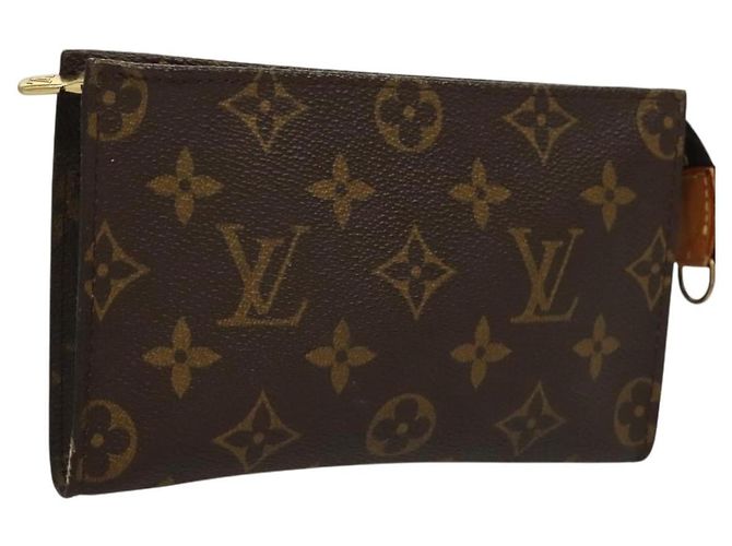 LOUIS VUITTON Monogram Bucket PM Accessory Pouch LV Auth SW1069