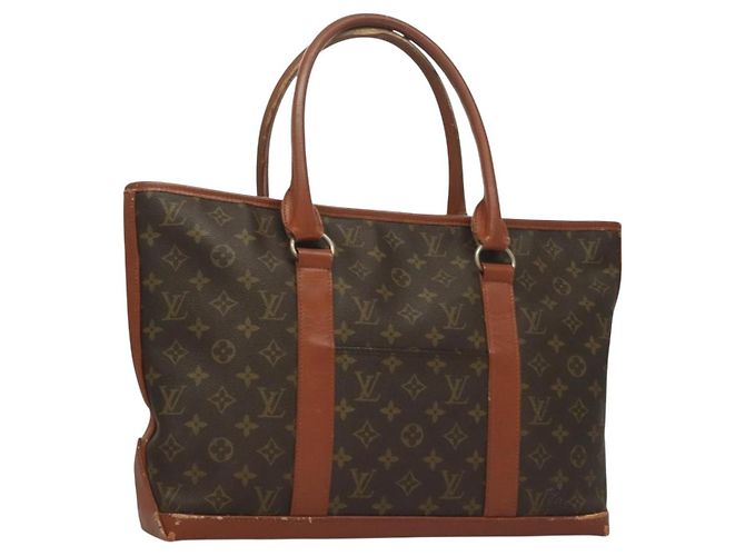 LOUIS VUITTON Bolsa de Mano Weekend PM Monogram M42425 LV Auth th6223 Monograma