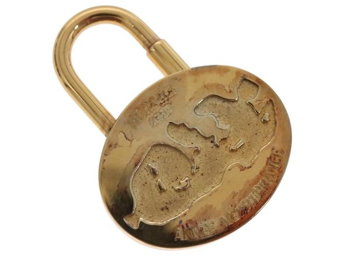 Hermès HERMES Charm Cadena metallo Oro Auth bs27700 D'oro