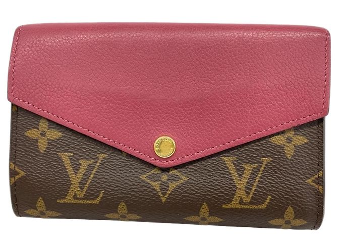 Carteira Compacta Pallas Monogram Louis Vuitton Roxo escuro