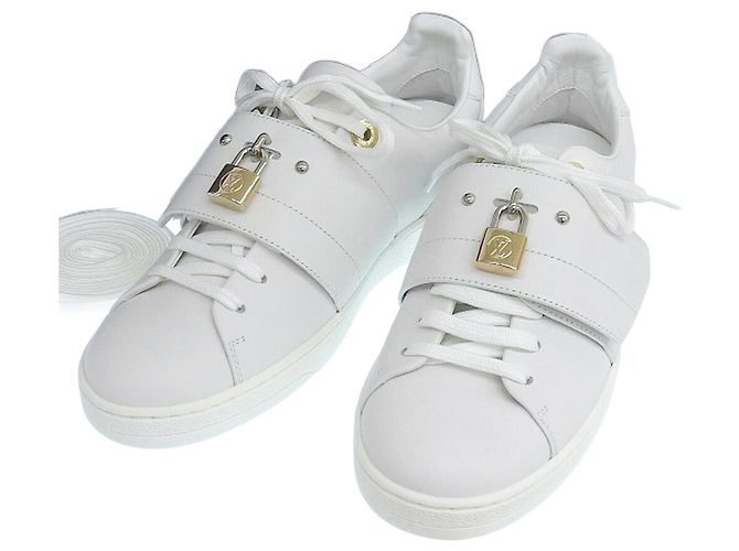 Baskets Frontrow Louis Vuitton 35 Blanc