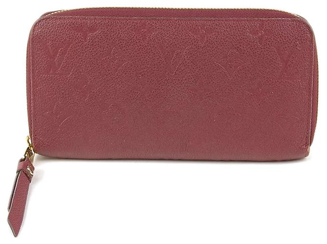 Cartera Zippy Monogram Empreinte Louis Vuitton Negro