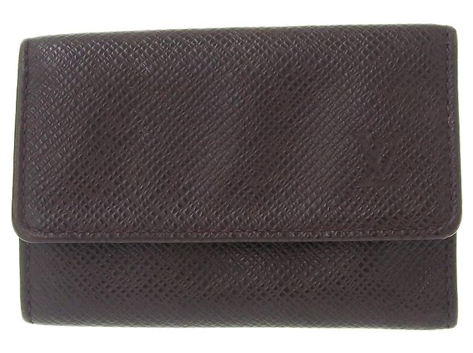 Louis Vuitton Taiga Multicles 6 Key Holder Brown