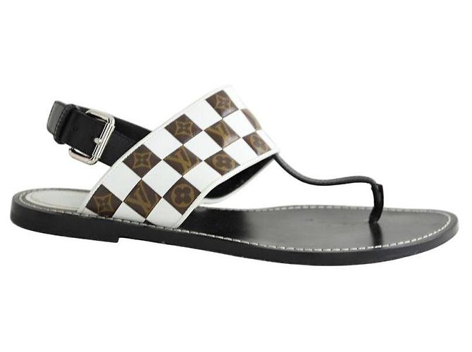 Louis Vuitton Sandali in pelle Nero