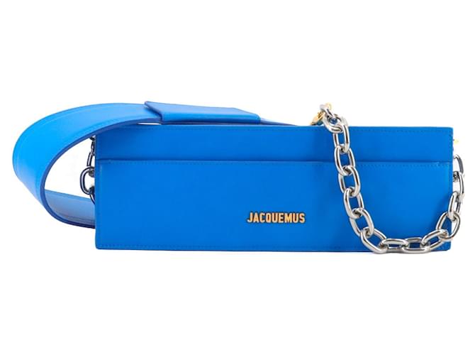 JACQUEMUS - Ciuciu Jacquemus shoulder bag in blue leather  ref.2355017