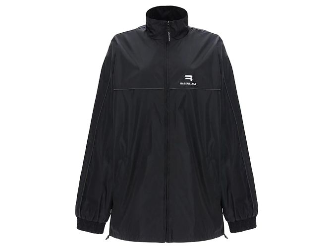 BALENCIAGA - Schwarze Nylonjacke (XS)