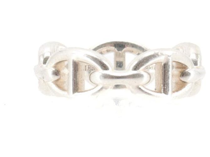 Ring HERMÈS - Anello Chained Anchor Chain in argento (T54)